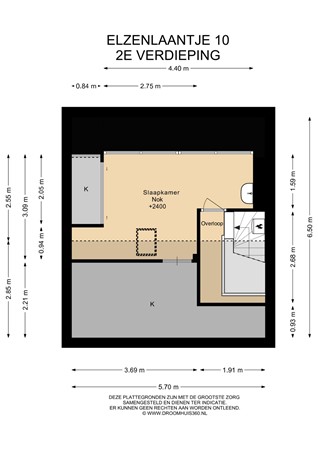 Floorplan - Elzenlaantje 10, 1431 JG Aalsmeer